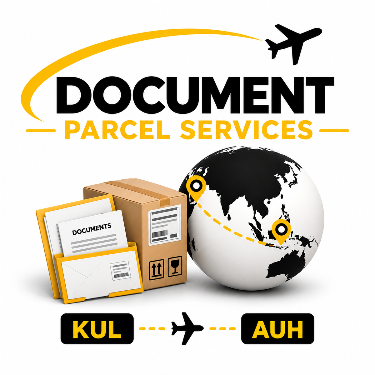 KUL-AUH Document Parcel Services