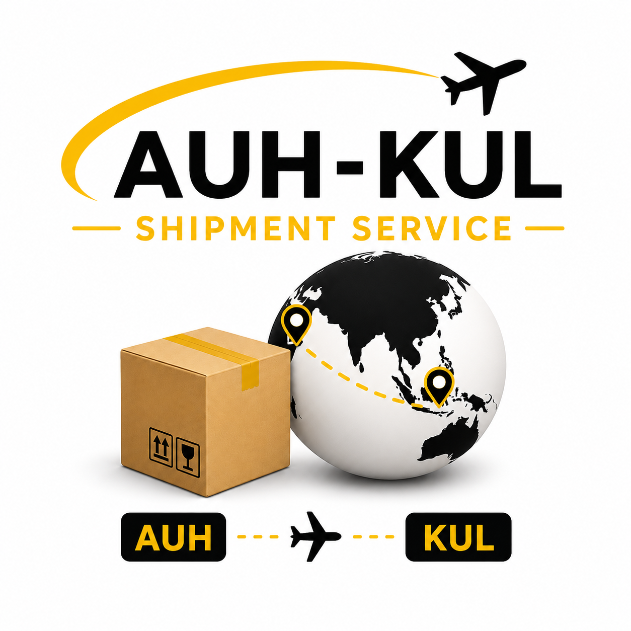 AUH-KUL Shipment