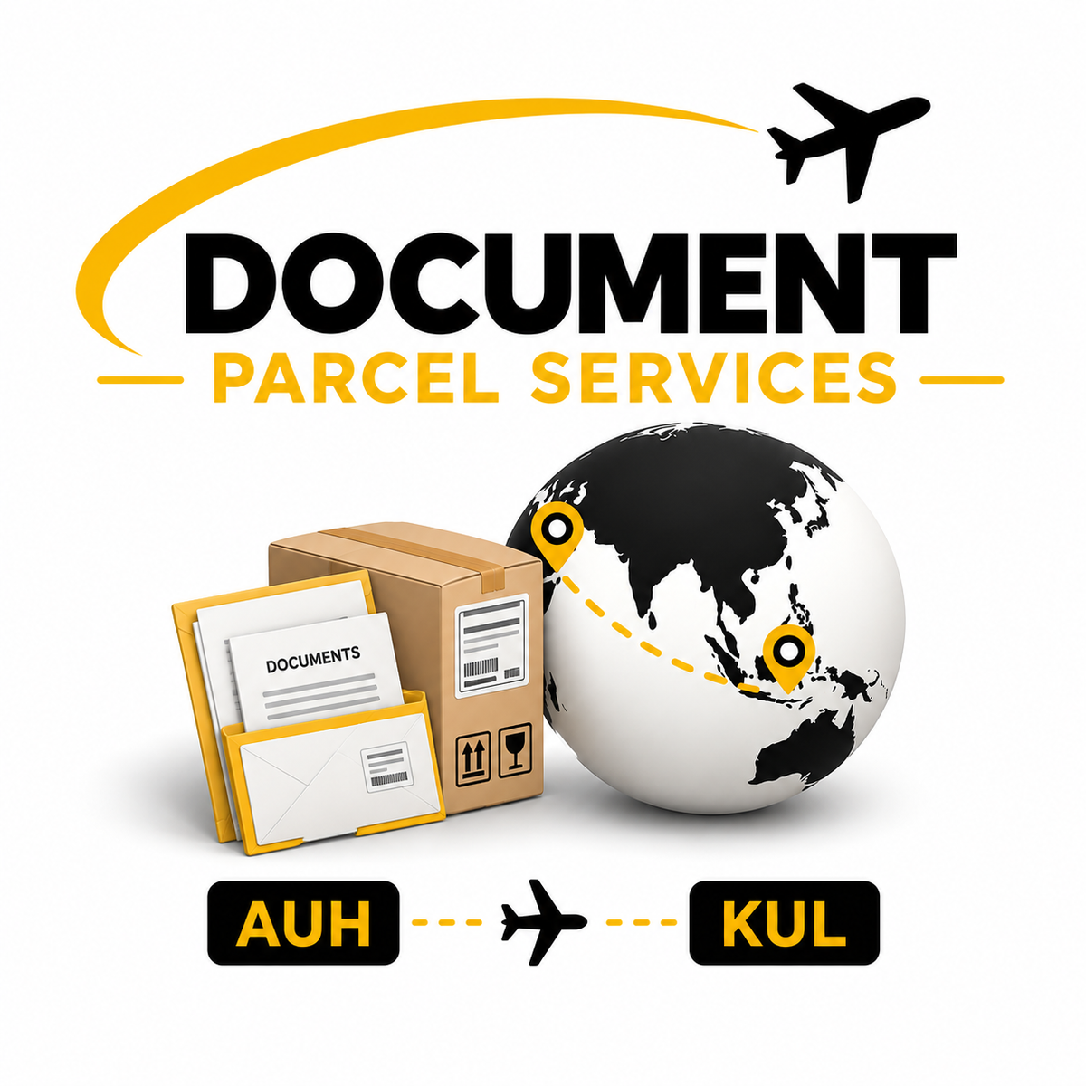 AUH-KUL Document Parcel Services